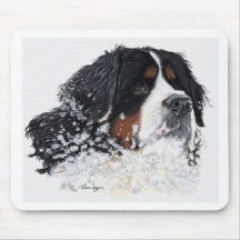 Frosty Mouse Pad