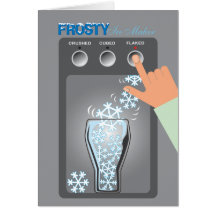 Frosty Refreshment Greeting Card
