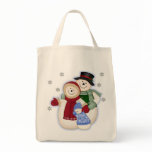 Frosty Snowman Family - Blue Bag