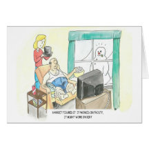 Frosty Snowman Hat on Bert Humourous Greeting Cards