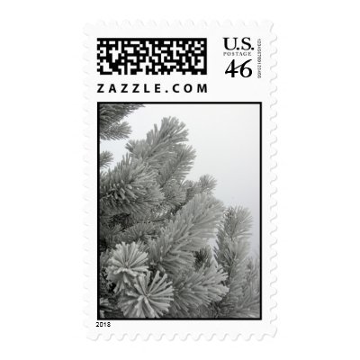 Frosty Tree Postage by MDKgraphics