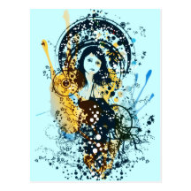 Froth on the Daydream Postcard
