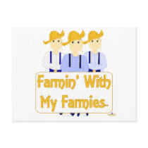 Frowning Farmies BRB Blue Pants Farmin With My Far Postcards