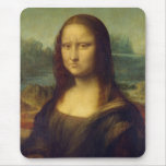 Frowning Mona Lisa Mousepads