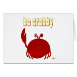 Frowning Red Crab Be   Cards