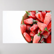 Frozen Chilis Print