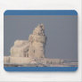 Frozen Cleveland Lighthouse Mouse Pad