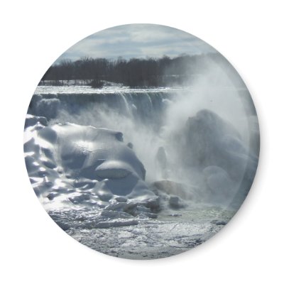 Frozen Falls Refrigerator Magnets by vision_of_magic