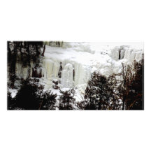 Frozen Falls Photo Card Template