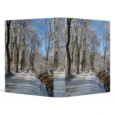 frozen forest trail binders by Eyefish