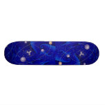 Frozen orbits photo skateboard deck
