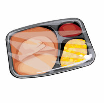 frozen tv dinner cut out