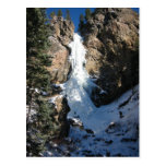 Frozen Waterfall Postcard