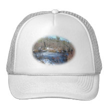 Frozen Wetlands Pond Hats