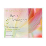 Fruehling • Save the Date Postkarte Postcard