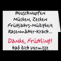 Frühling - spring cards