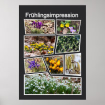 Frühlingsimpression Plakat