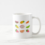 Fruit and vegetable shaped gummy candy coffee mug
