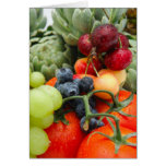 Fruit and Vegetables Greeting Card