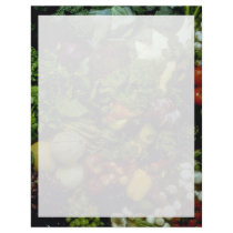 Fruit and vegetables letterhead design