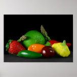 fruit and vegetables poster FROM 14.95