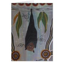 FRUIT BAT DREAMING CARD