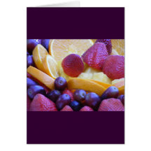 Fruit Bowl Greeting Card