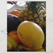 Fruit bowl with mango foremost custom flyer