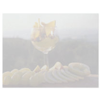 Fruit cocktail and fruits around it customized letterhead