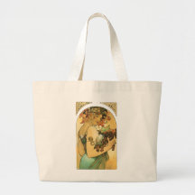 Fruit de ~ d'Alphonse Mucha (1897) Sacs En Toile