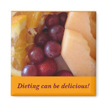 fruit, Dieting can be delicious! Refrigerator Magnets