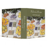 Fruit Displayed on a Stand by Gustave Caillebotte 3 Ring Binders