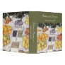 Fruit Displayed on a Stand by Gustave Caillebotte 3 Ring Binders