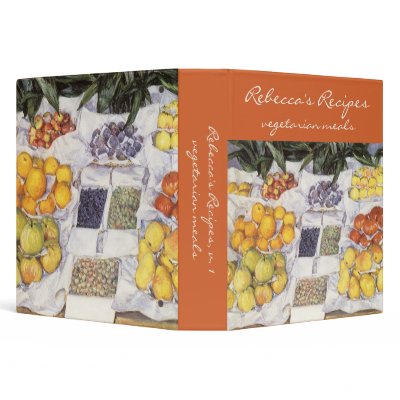 Fruit Displayed on a Stand by Gustave Caillebotte Binders by MasterpieceCafe