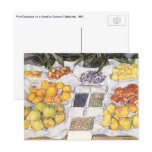 Fruit Displayed on a Stand by Gustave Caillebotte Postcards