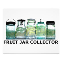 Fruit Jar Collector Antiques Vintage Mason Jars Photo Print