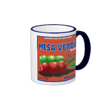 Fruit label mug
