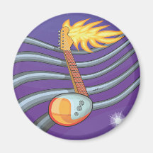 Fruit Note Guitar Refrigerator Magnet