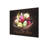 Fruit of the Spirit, Colourful Christian Wall Art Stretched Canvas Prints