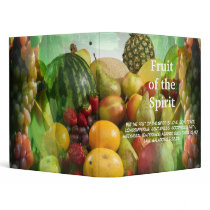 Fruit of the Spirit - Galations 5:22,23 3 Ring Binders
