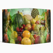 Fruit of the Spirit - Galations 5:22,23 3 Ring Binders