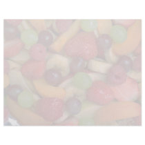 Fruit salad, close-up letterhead design