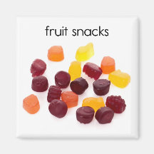 Fruit Snacks Refrigerator Magnet
