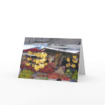 FRUIT STAND, NEPAL Photo Blank Greeting Card