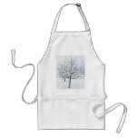 Fruit Tree In Winter Clothing Apron