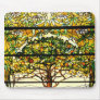 Fruit Tree Stained Glass by Louis Tiffany Mousepad