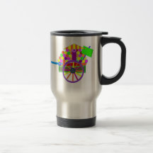 fruit vendors wagon      mugs