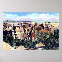 Fruita Colorado Monoliths Colorado National Monume Poster