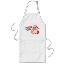 Fruitcake Makes Santa Gassy Apron