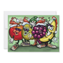 Fruitmas Gang Card Personalized Invite